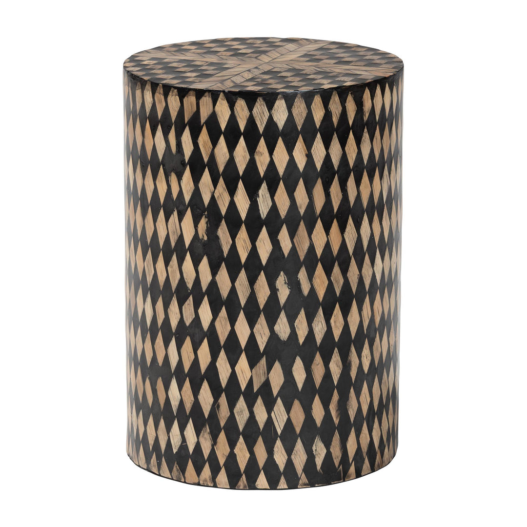 Modern side tables in stylish designs including black wood, chrome, and contemporary living room accents