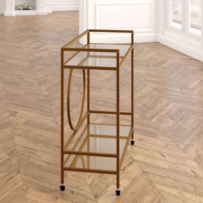 Danius Metal Bar Cart