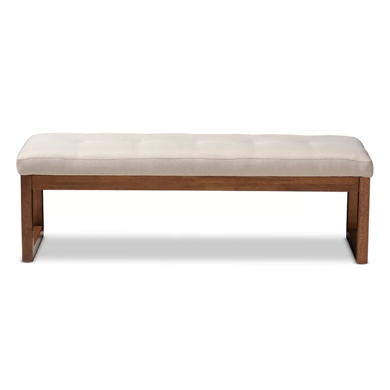 Chmura Polyester Blend Upholstered Bench