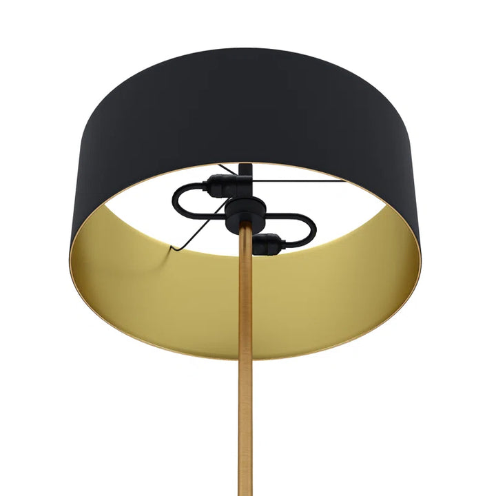 Ansi 62.75'' Brass/Blackened Bronze Traditional Floor Lamp