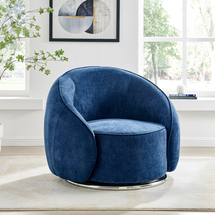 Sapphire Swing Luxury Swivel Accent Chair: