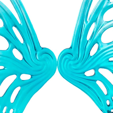 Butterfly Wings Sculpture. Ocean Blue