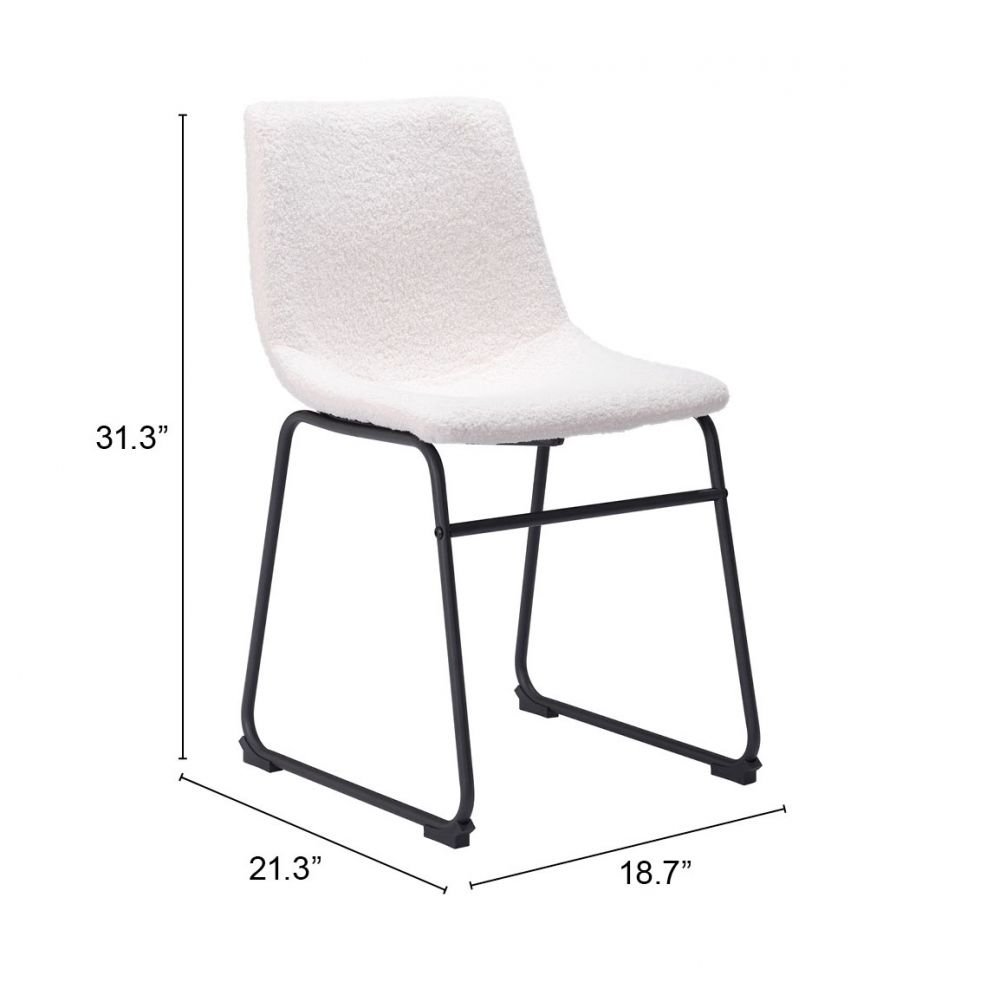 Smart Dining Chair Ivory (Set of 2)