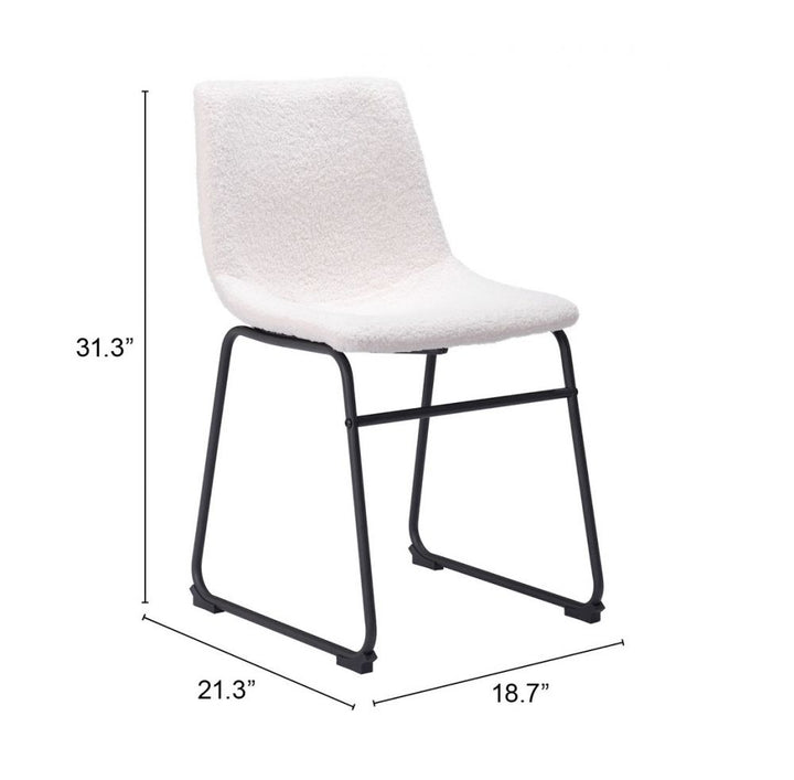 Smart Dining Chair Ivory (Set of 2)