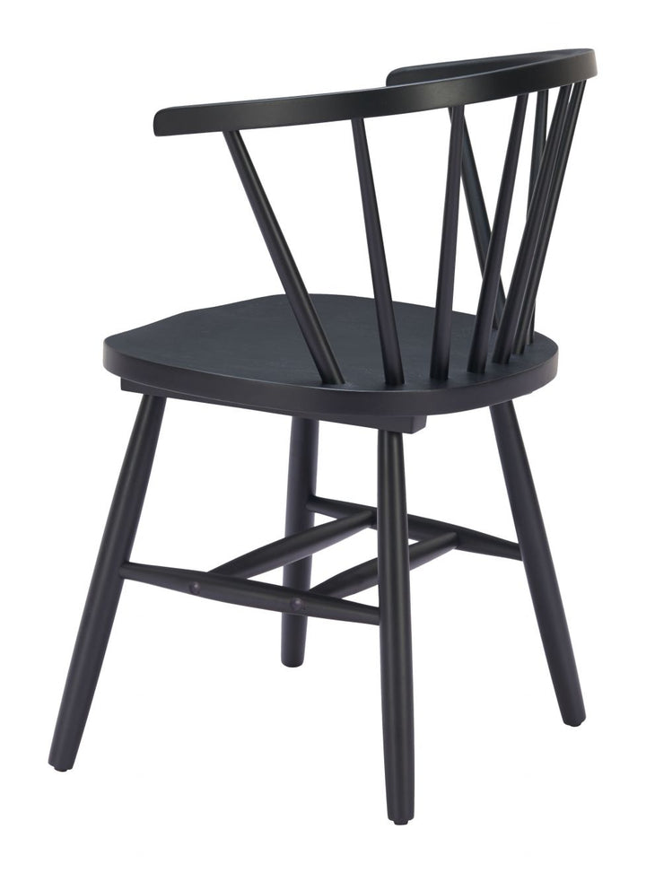 Stenger Dining Chair Black (Set of 2)