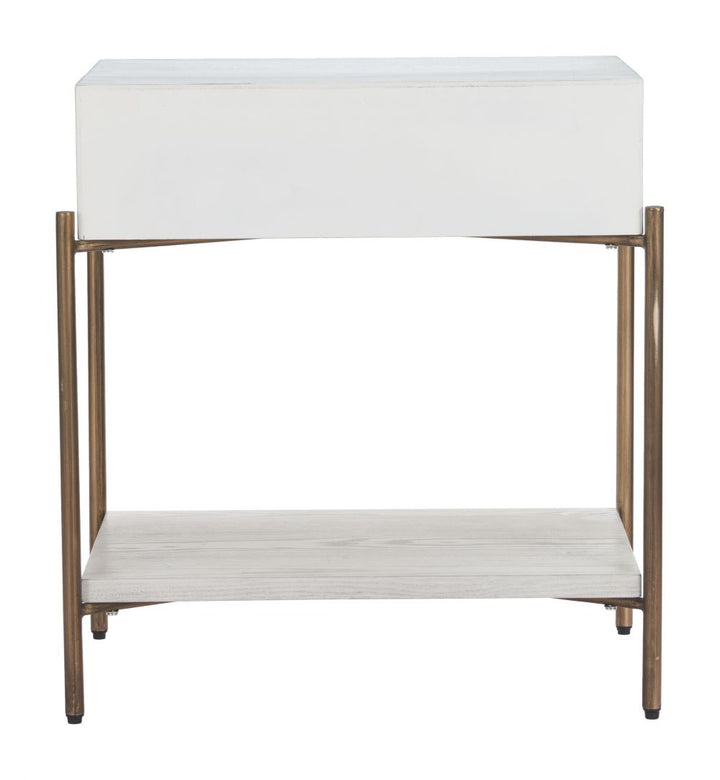Yoru Side Table Oak White