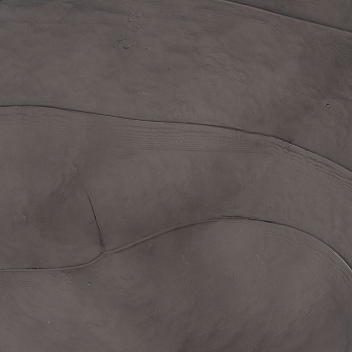 Cloe Side Table Recycled Sand Glass Black