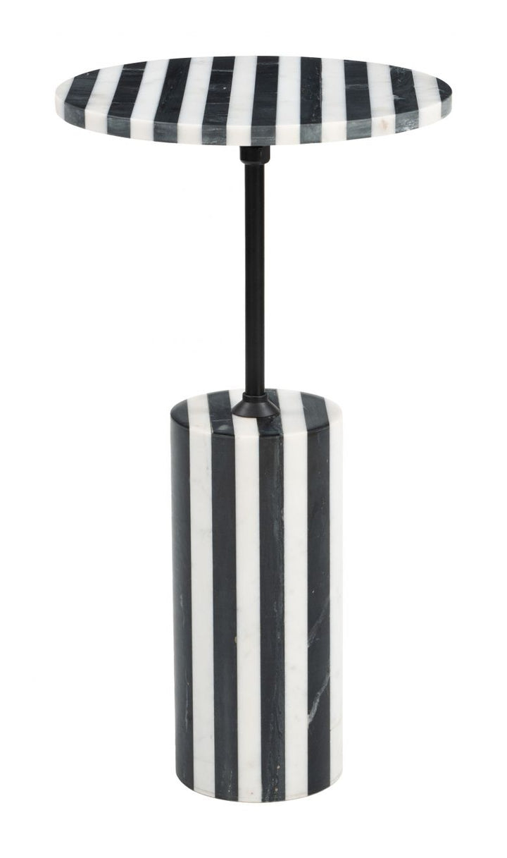 Regles Side Table – Black & White