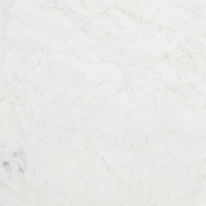 Bisel Side Table White & Walnut