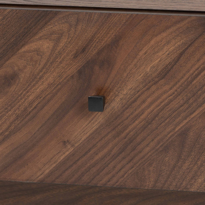 Hartman Mid-Century Modern Walnut Brown Finished Wood Coffee Table