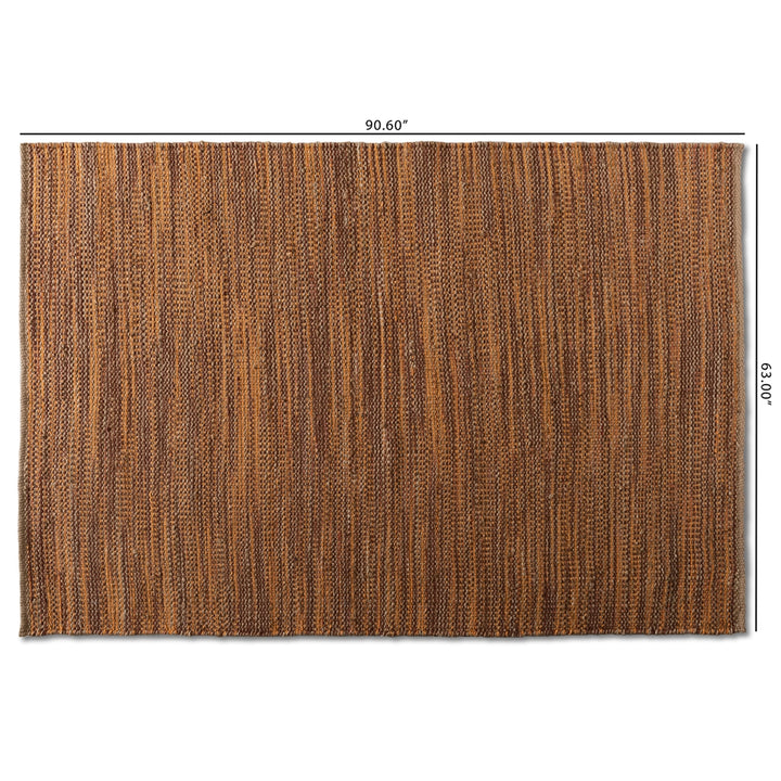 Michigan Rust Handwoven Hemp Blend Area Rug