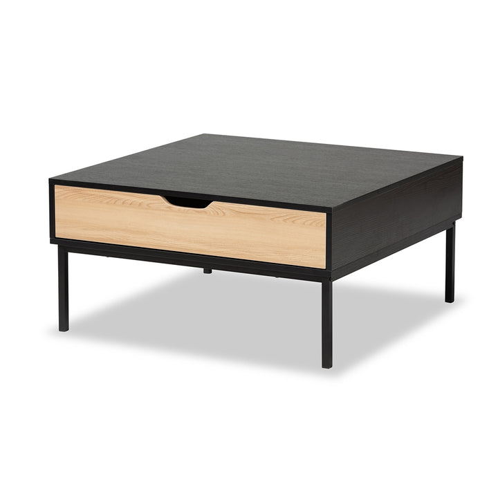 Baxton Studio Haben Modern and Contemporary Two-Tone Wood Coffee Table