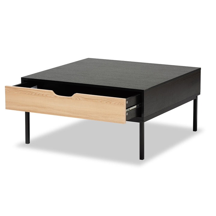 Baxton Studio Haben Modern and Contemporary Two-Tone Wood Coffee Table
