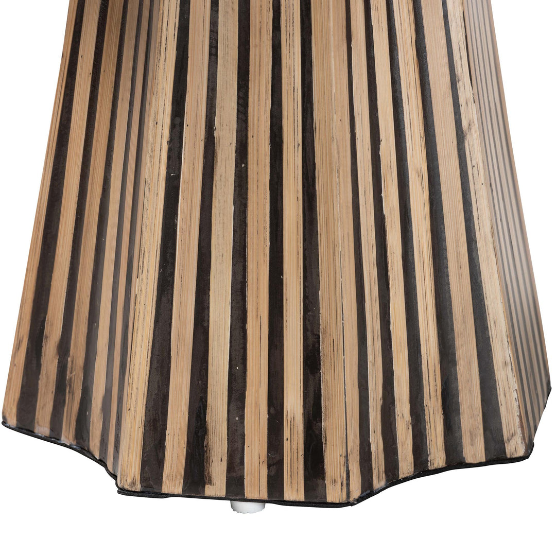 Baxton Studio Devika Modern Bohemian Bamboo End Table