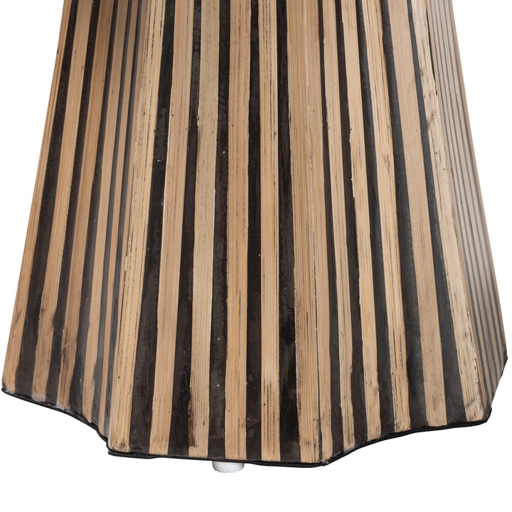 Baxton Studio Devika Modern Bohemian Bamboo End Table