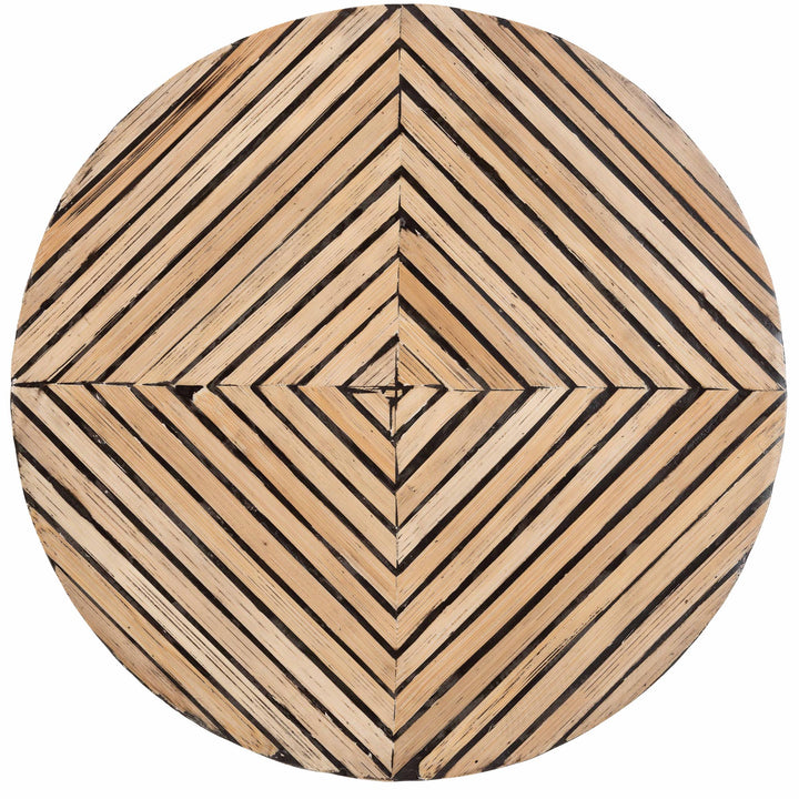 Baxton Studio Devika Modern Bohemian Bamboo End Table