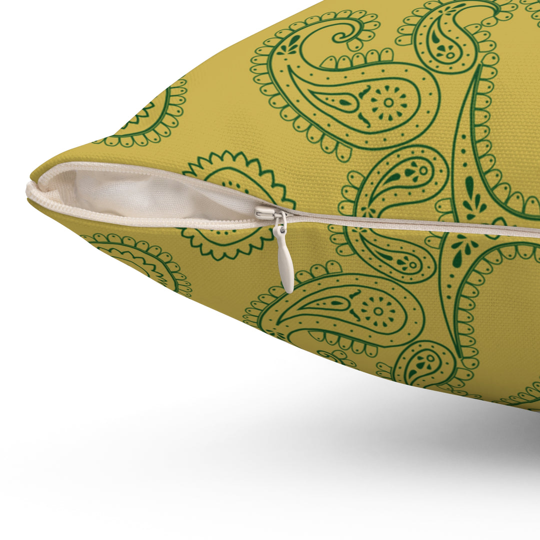 Fennel Paisely Throw Pillow