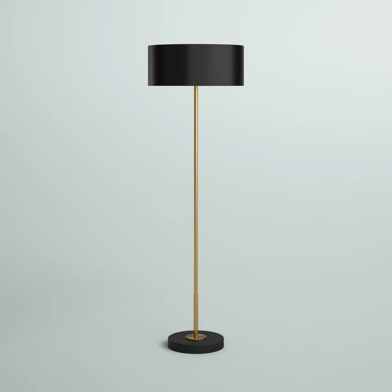 Ansi 62.75'' Brass/Blackened Bronze Traditional Floor Lamp