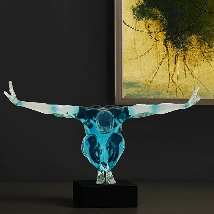 The Saluting Man Sculpture