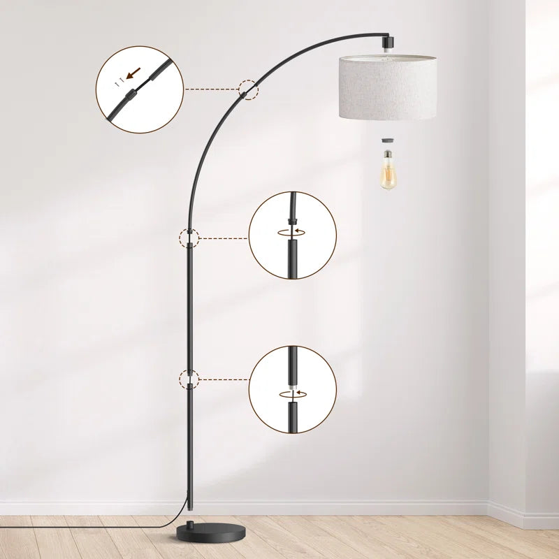 Pantin 78.4" Arched Floor Lamp