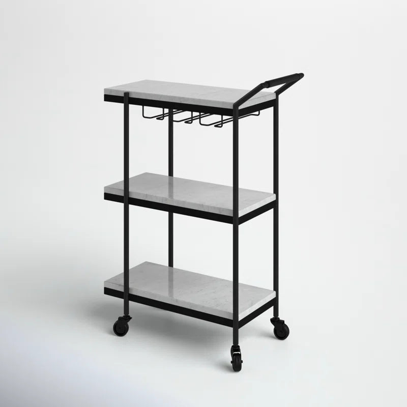 Bradley Metal Bar Cart