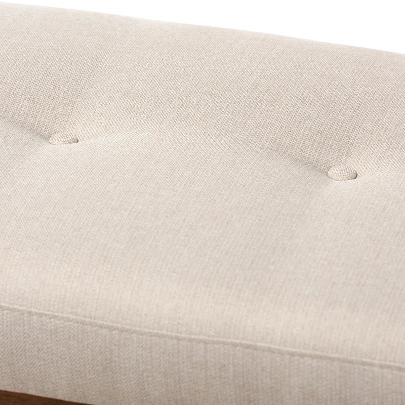 Chmura Polyester Blend Upholstered Bench