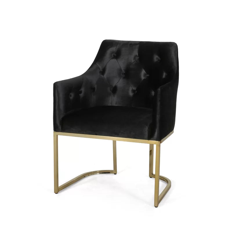 Poynor Velvet Armchair