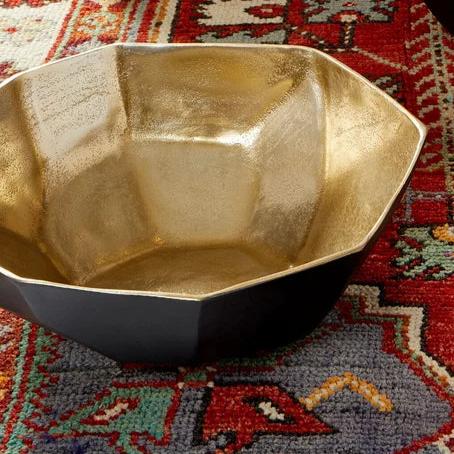 Radia Aluminum Decorative Bowl 1