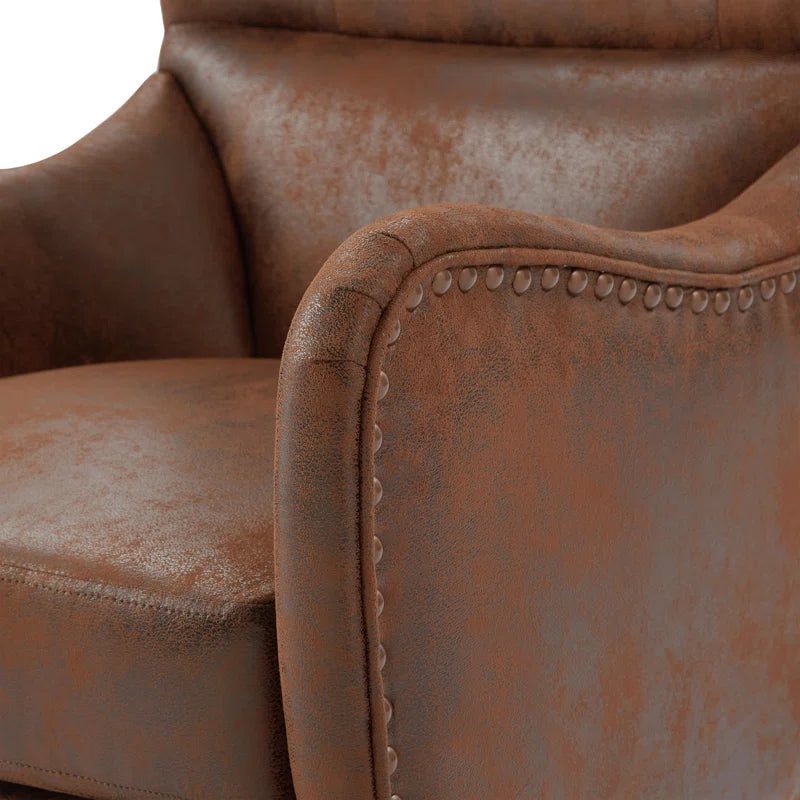 Adetola Upholstered Wingback Chair