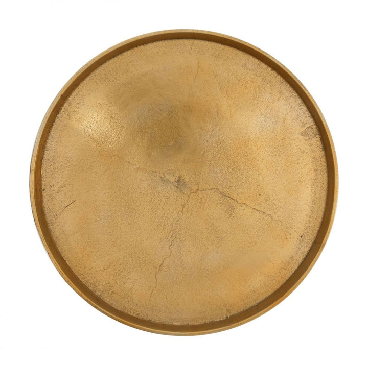 Como Accent Table Set Antique Gold