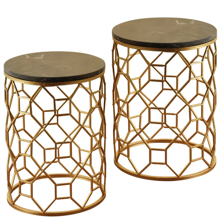 Poe Marble Top Nesting Tables