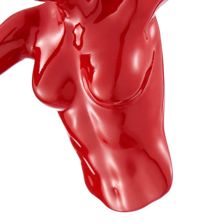 Runner Woman 13" Wall Sculpture – Red