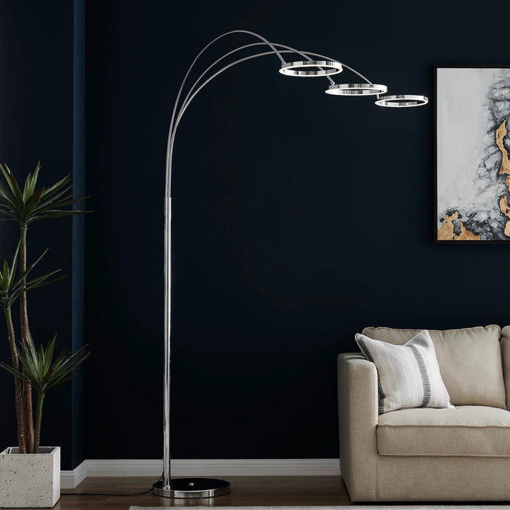 Three Ring Hong Kong Arc Floor lamp