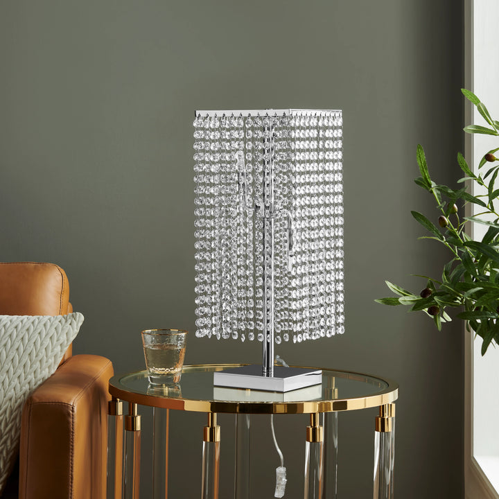 CRYSTAL STRANDS TABLE LAMP