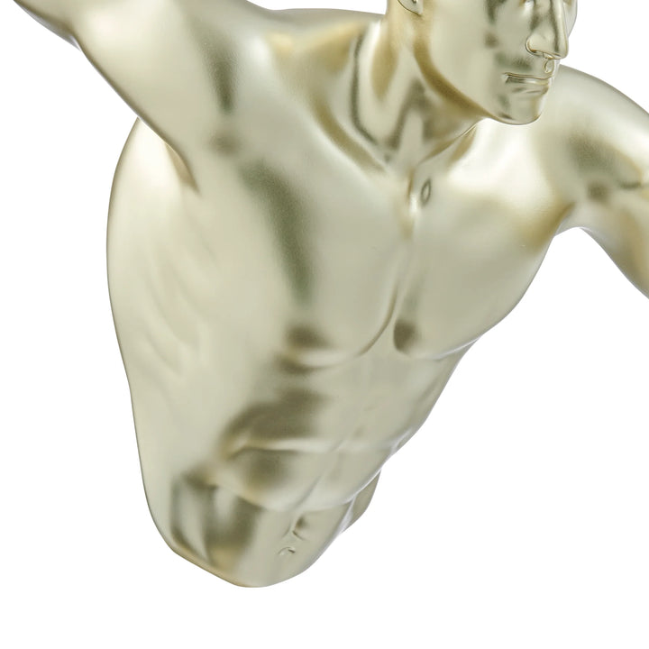 Runner Man 20" Wall Sculpture – Gold