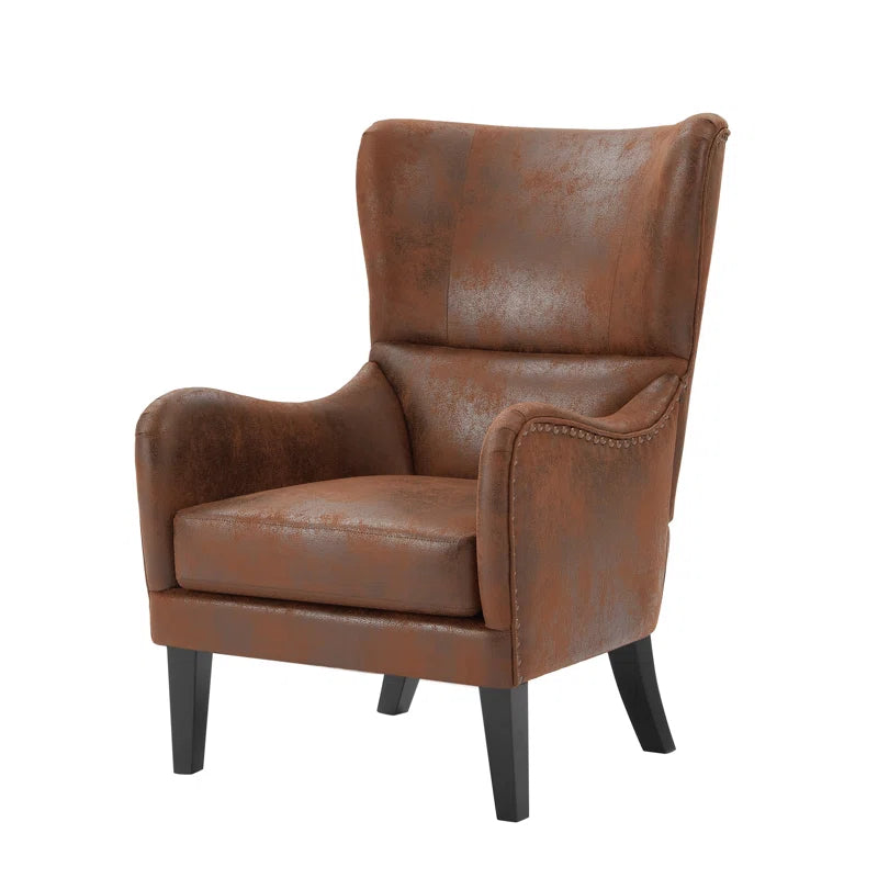 Adetola Upholstered Wingback Chair