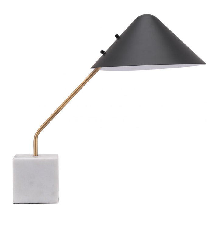 Table Lamp Pike Black & White Marble