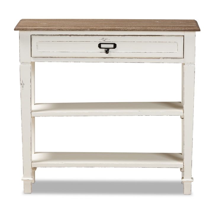 Dauphine Traditional French Accent Console Table-1 Drawer