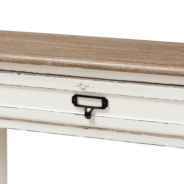 Dauphine Traditional French Accent Console Table-1 Drawer