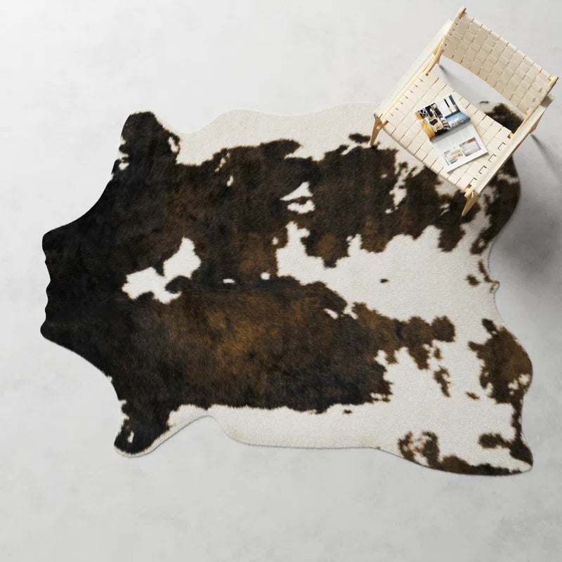 Epic Faux Cowhide Animal Print Rug