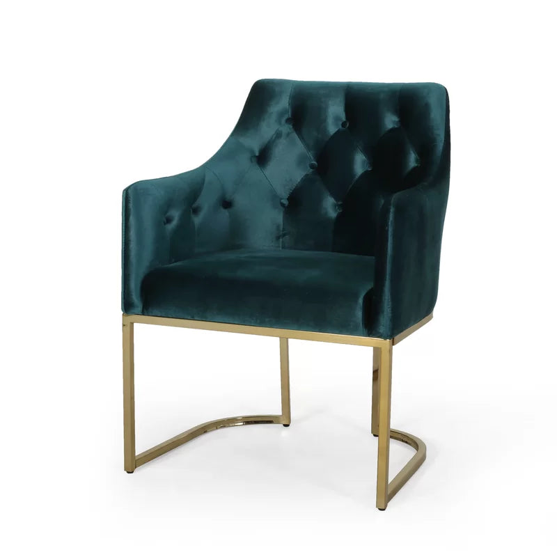 Poynor Velvet Armchair