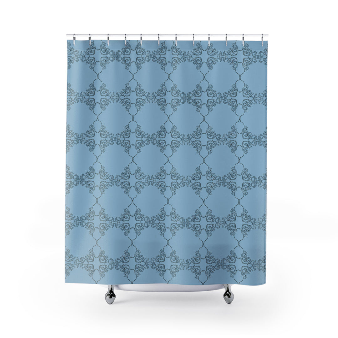 Forever-Blue Royal Arch Shower Curtain