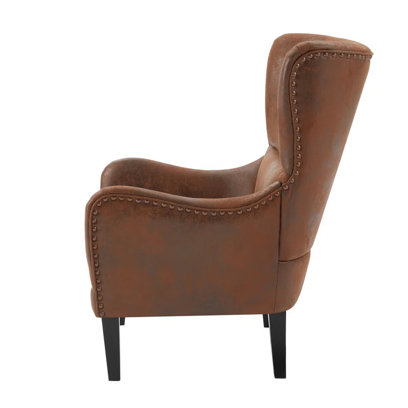 Adetola Upholstered Wingback Chair