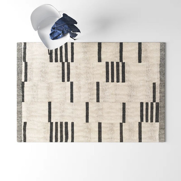 Uptown Hand Tufted Wool Geometric Rug