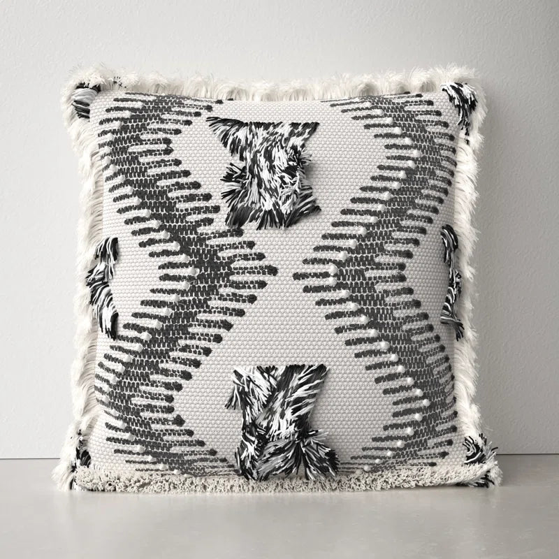 Maffs Chevron Wool Throw Pillow