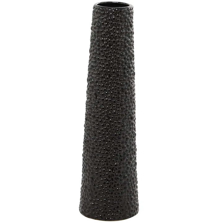 Ceramic Tall Decorative Vase with Bubble Texture