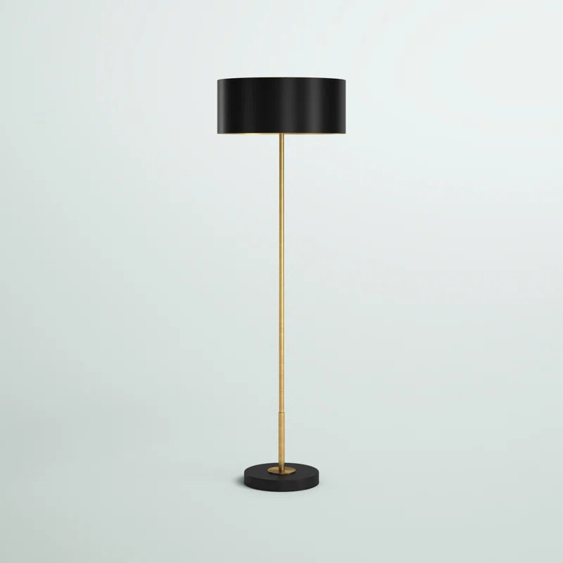 Ansi 62.75'' Brass/Blackened Bronze Traditional Floor Lamp