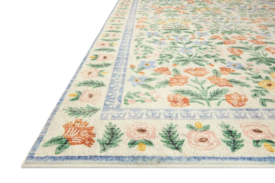 Eden Mughal Garden Cream Rug Feat Cloudpile