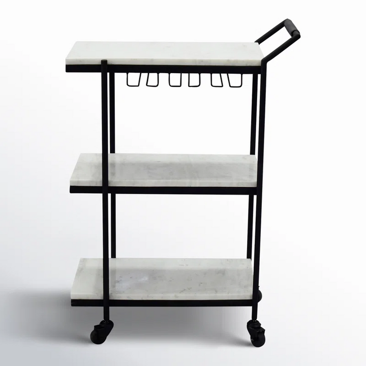 Bradley Metal Bar Cart