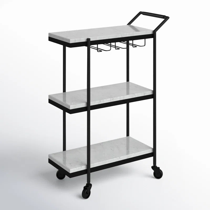 Bradley Metal Bar Cart